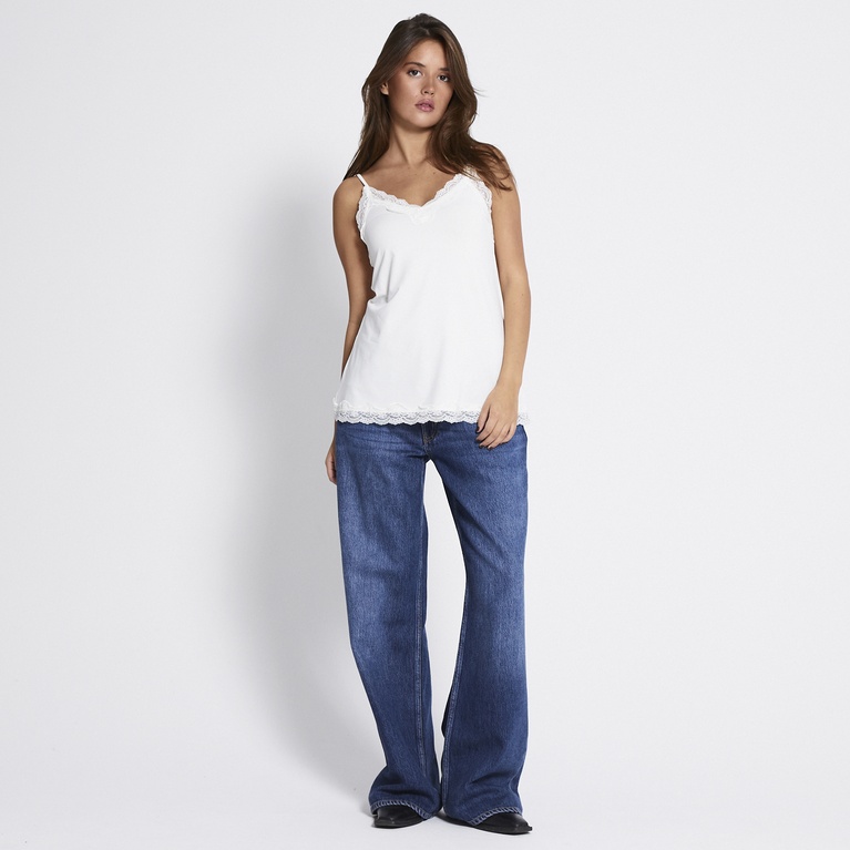 Lace top "Marisa" Off white